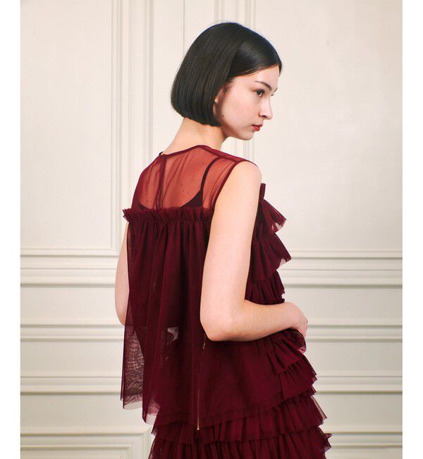 LOULOU WILLOUGHBY「【LOULOU WILLOUGHBY】チュールブラウス」|シャツ・ブラウス|