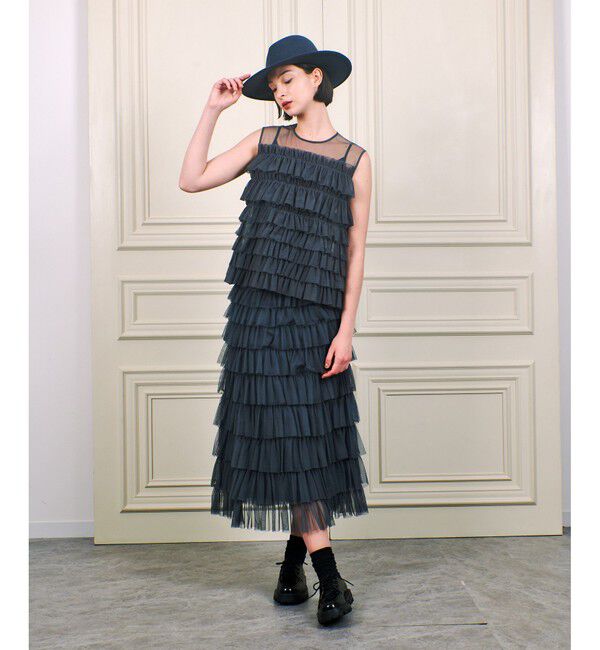 LOULOU WILLOUGHBY「【LOULOU WILLOUGHBY】チュールブラウス」|シャツ・ブラウス|