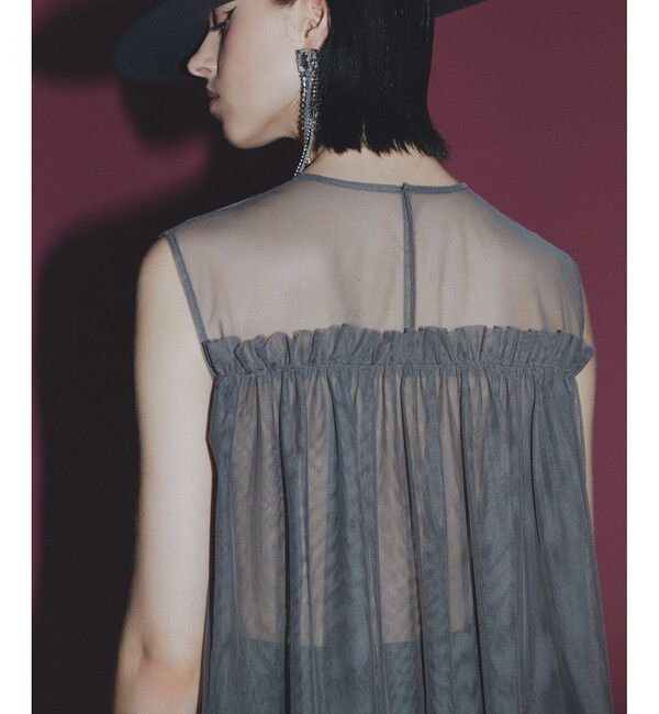 LOULOU WILLOUGHBY「【LOULOU WILLOUGHBY】チュールブラウス」|シャツ・ブラウス|