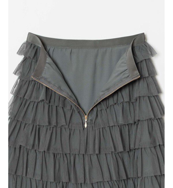 LOULOU WILLOUGHBY「【LOULOU WILLOUGHBY】ティアードチュールスカート」|スカート|