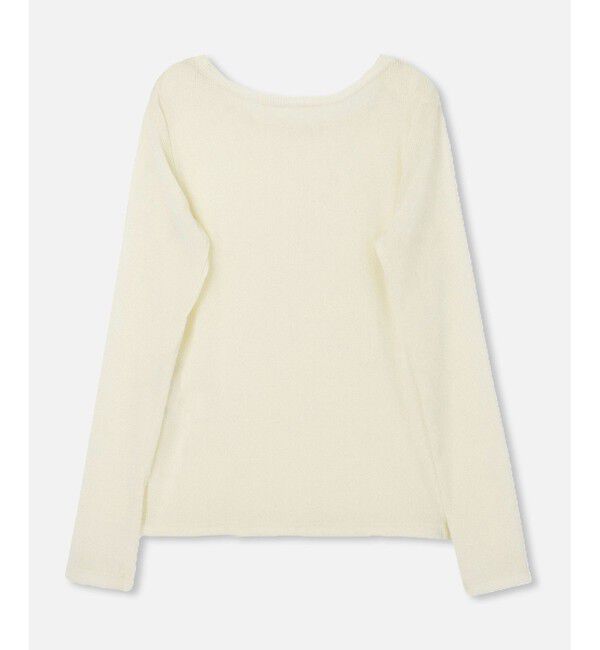 allureville「シアーストライプロンT」|Tシャツ・カットソー|