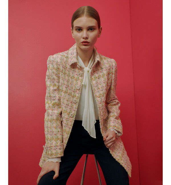 LOULOU WILLOUGHBY「【LOULOU WILLOUGHBY】プリーツリボンブラウス」|シャツ・ブラウス|