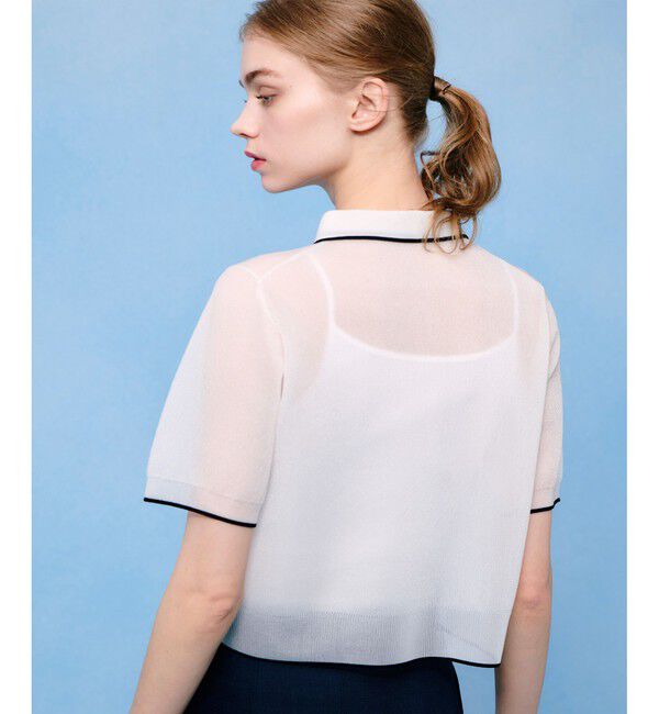 LOULOU WILLOUGHBY「【LOULOU WILLOUGHBY】シアーカノコポロ」|ニット・セーター|