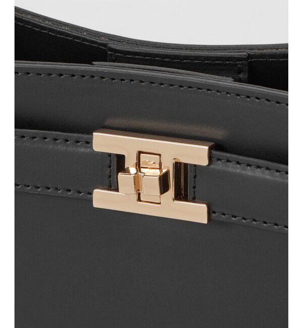 allureville「ツイストバックルスクエアショルダーバッグ」|ショルダー・メッセンジャー|