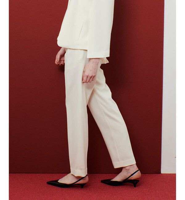 LOULOU WILLOUGHBY「【LOULOU WILLOUGHBY】ハイバックテーパードパンツ」|チノ|