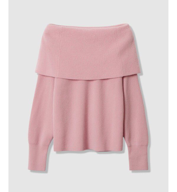 allureville「ビッグカラー2WAYネックプルオーバー」|ニット・セーター|