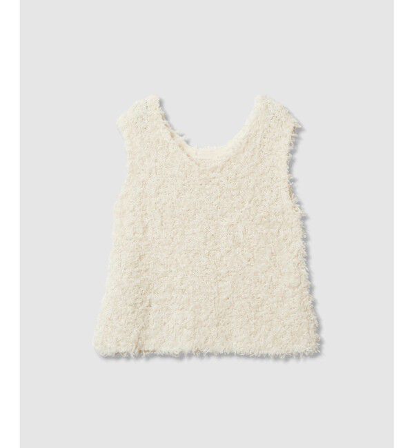 LOULOU WILLOUGHBY「【LOULOU WILLOUGHBY】リボンシャギープルオーバー」|ニット・セーター|