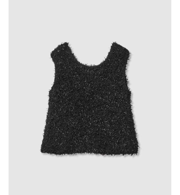 LOULOU WILLOUGHBY「【LOULOU WILLOUGHBY】リボンシャギープルオーバー」|ニット・セーター|