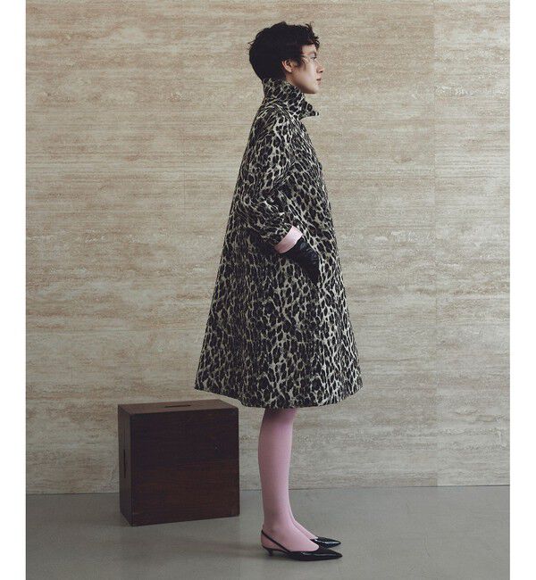 LOULOU WILLOUGHBY「【LOULOU WILLOUGHBY】ARGENTIレオパードJQコート」|ダッフルコート|