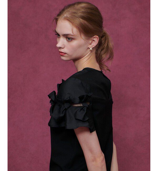 LOULOU WILLOUGHBY「【LOULOU WILLOUGHBY】ポイントリボンプルオーバー」|Tシャツ・カットソー|