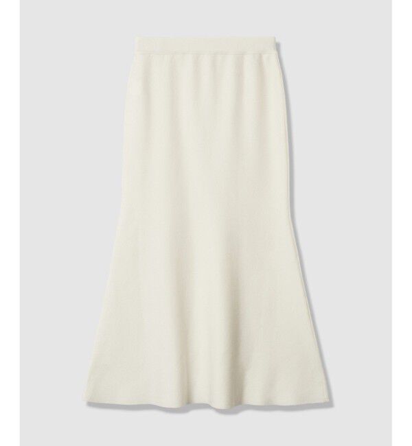 allureville「ウール混Ｗフェイスナローマーメイドスカート」|スカート|