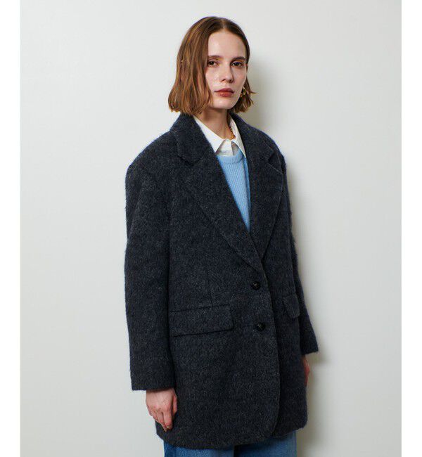 allureville「シャギーハーフコート」|ダッフルコート|