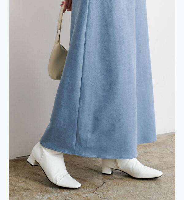 ur's「4.5cmスクエアトゥブーツ」|ショートブーツ|