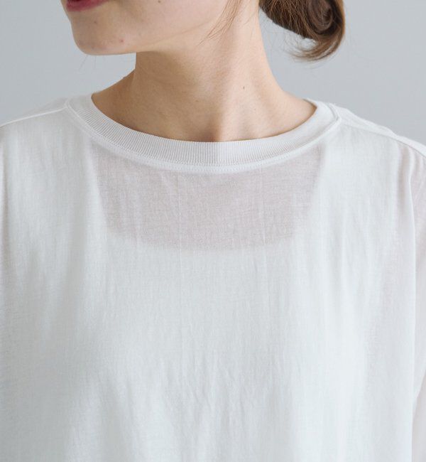  「コットンナイロンシアーオーバーTシャツ」|Tシャツ・カットソー|