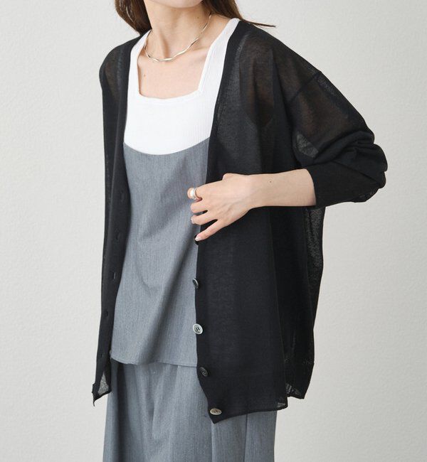  「【日焼け・冷房対策に◎】シアーカーディガン」|カーディガン|