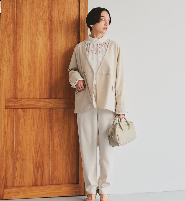  「フラワーモチーフカットワークレースブラウス」|シャツ・ブラウス|