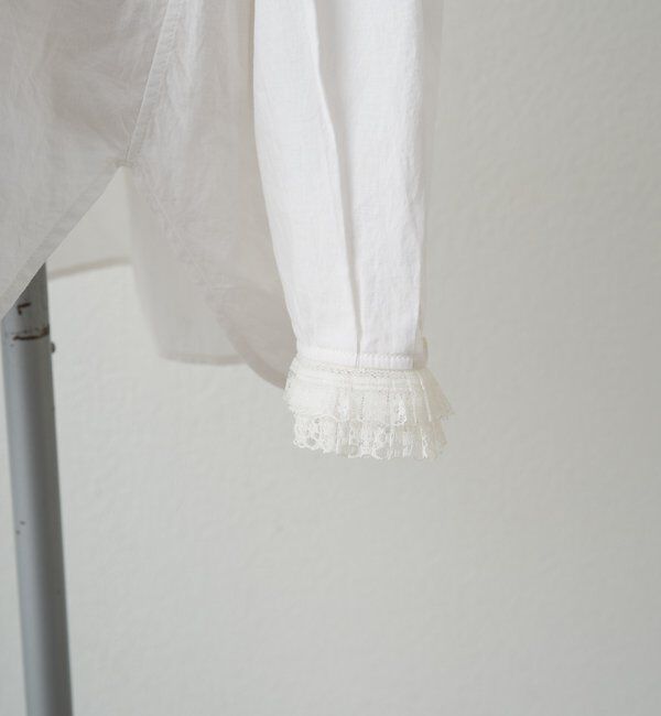  「襟袖プリーツレースブラウス」|シャツ・ブラウス|