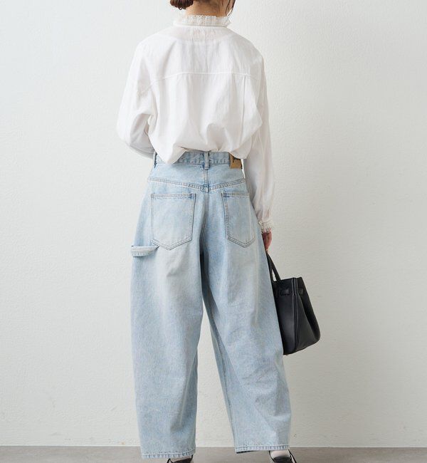  「襟袖プリーツレースブラウス」|シャツ・ブラウス|