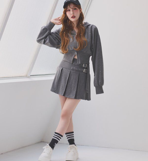  「カットミニスカート」|スカート|