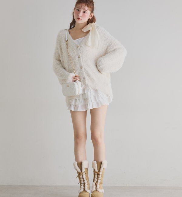  「あざとモテフェザーカーデ」|ニット・セーター|