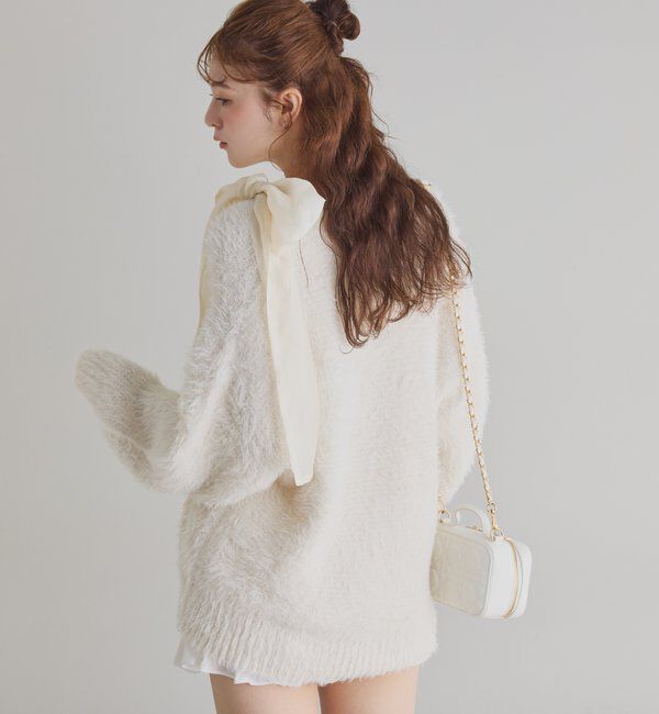  「あざとモテフェザーカーデ」|ニット・セーター|