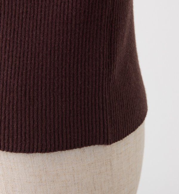  「金ボタンハイネックニット」|ニット・セーター|