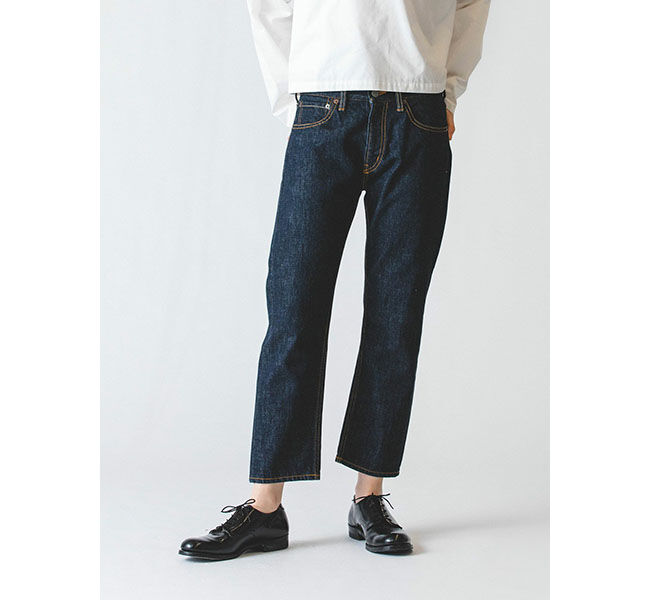 mizuiro ind「mizuiro ind 8分丈デニム」|デニム|