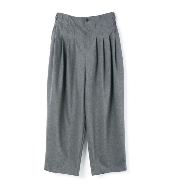 mizuiro ind「mizuiro ind ハイウエストタックパンツ」|その他|グレーA