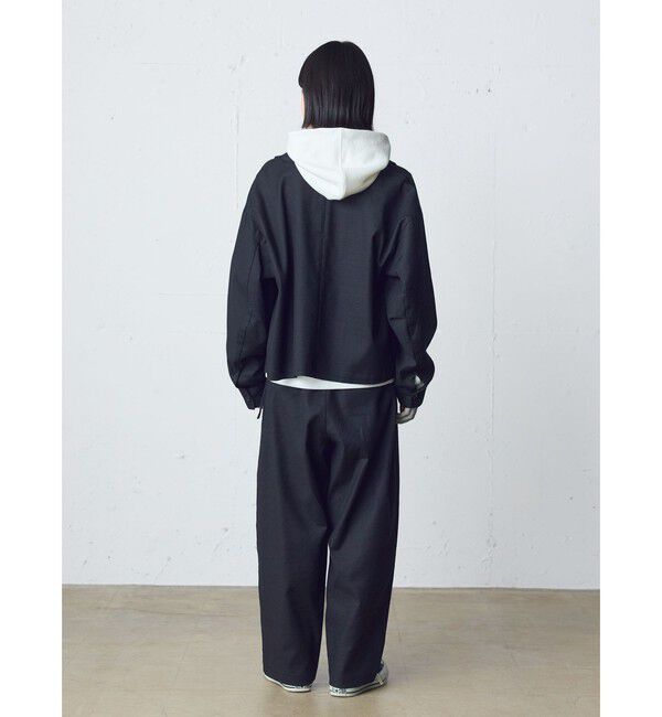 MidiUmi「MidiUmi ショートシャツジャケット」|テーラードジャケット|