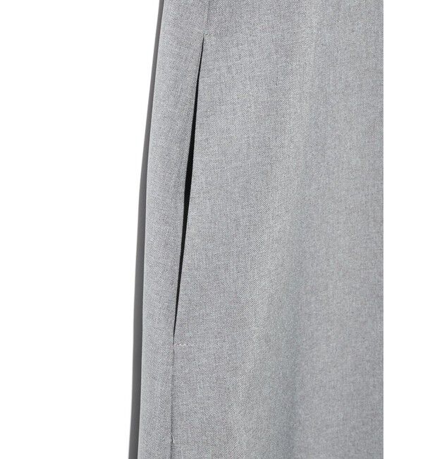 MIDIUMISOLID「MIDIUMISOLID for Ladies アシンメトリープリーツノースリーブワンピース」|ワンピース|