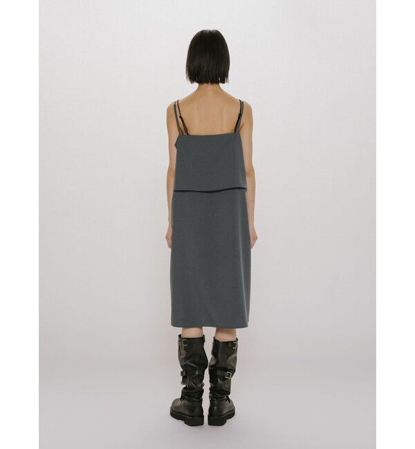 MIDIUMISOLID「MIDIUMISOLID for Ladies レイヤードキャミソールワンピース」|ワンピース|
