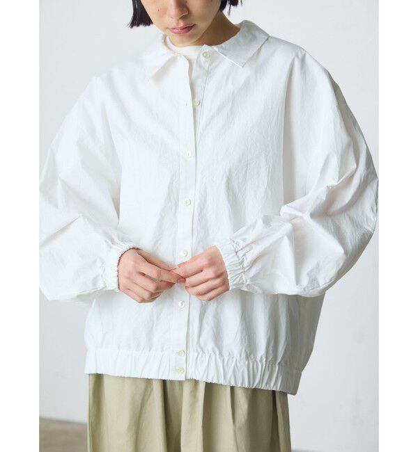 MidiUmi「MidiUmi ワイドシャツジャケット」|テーラードジャケット|