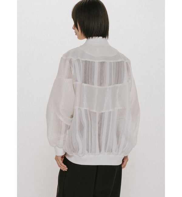 MIDIUMISOLID「MIDIUMISOLID for Ladies マテリアルミックスジャケット」|テーラードジャケット|