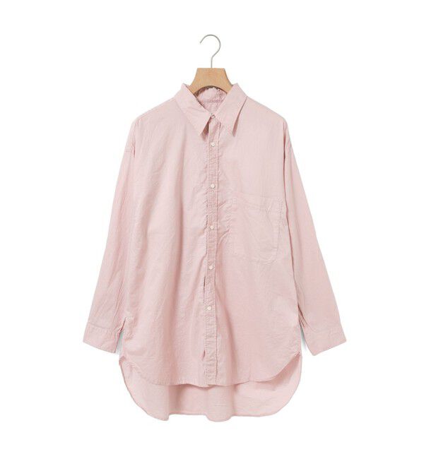 MidiUmi「MidiUmi オーバーサイズシャツ」|シャツ・ブラウス|ピンク
