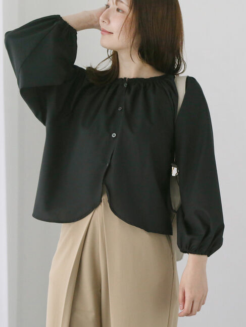 Te chichi TERRASSE「前後2WAYフレアブラウス」|シャツ・ブラウス|