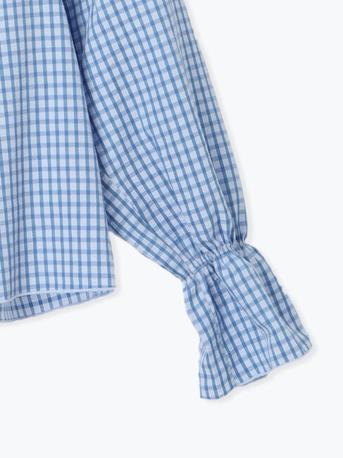 Te chichi TERRASSE「チェックスクエアネック2WAYブラウス《2025spring catalog item》」|シャツ・ブラウス|