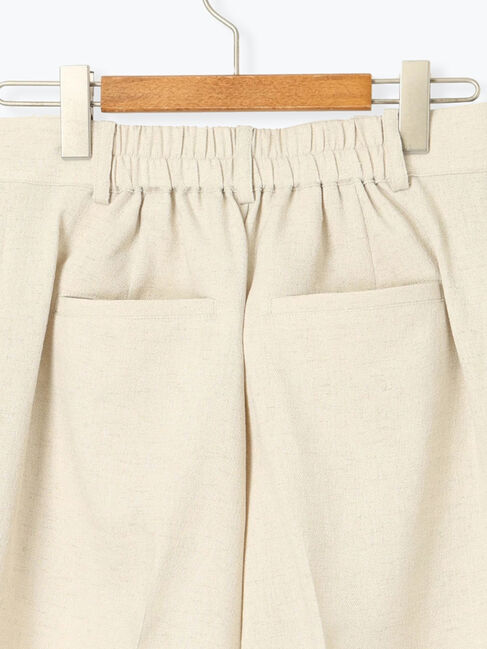 Lugnoncure「麻調タックハーフパンツ《2025summer catalog item》」|その他|