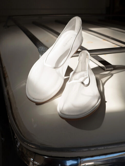 Lugnoncure「メッシュフラットシューズ《2025summer catalog item》」|その他|オフホワイト