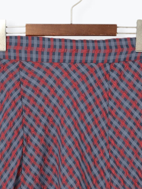Te chichi TERRASSE「シアーチェックフレアスカート」|スカート|
