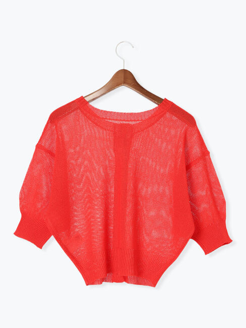 Te chichi「ペーパータッチヤーン2WAYメッシュニット」|ニット・セーター|