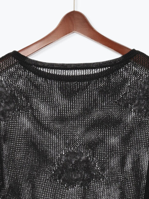 Te chichi TERRASSE「メッシュジャガードプルオーバーニット」|ニット・セーター|