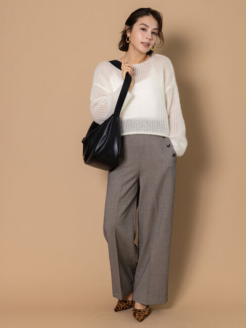 Te chichi「ツイードワイドパンツ（セットアップ可）《2025winter catalog item》」|その他|