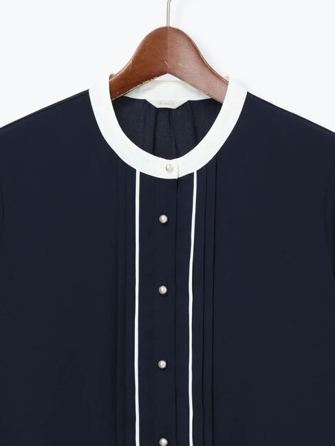 Te chichi「パール釦フロントタックブラウス」|シャツ・ブラウス|