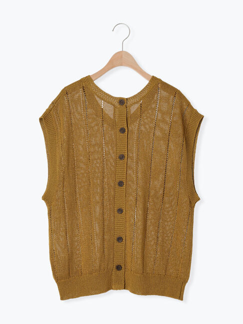 Samansa Mos2「テープヤーン前後2WAYベスト」|ダウンベスト・ベスト|