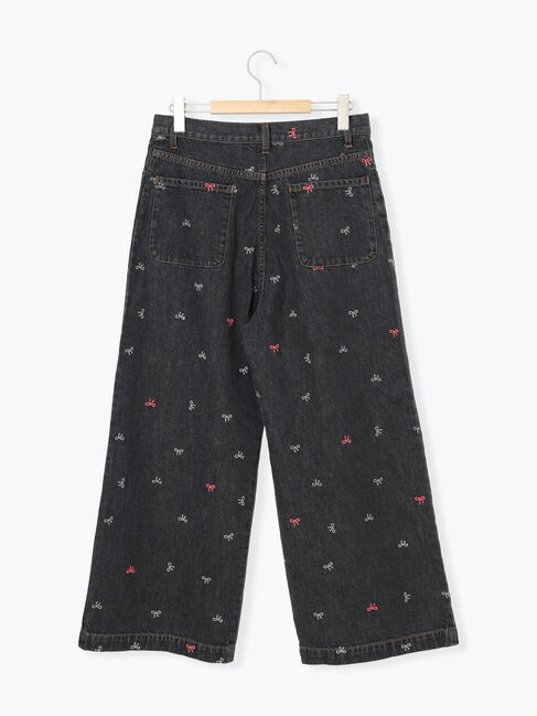 Samansa Mos2「【M/Lサイズ】ホックタックデニムパンツ」|その他|