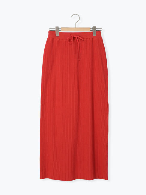 Samansa Mos2「セルフカットリブナロースカート」|スカート|