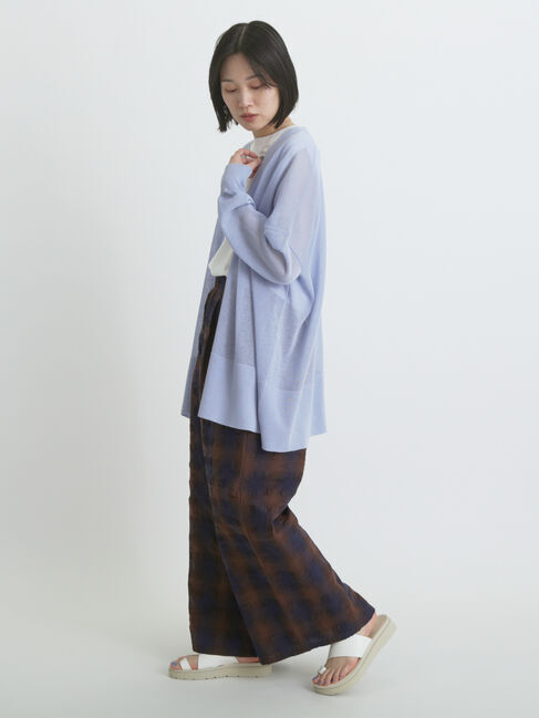 sm2rhythm「シアーロングカーディガン」|カーディガン|