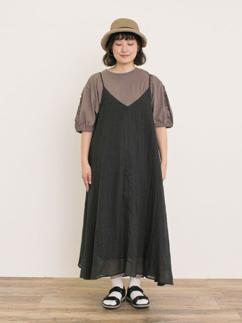 Samansa Mos2「袖タテフリルTシャツ」|Tシャツ・カットソー|