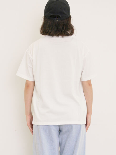 Samansa Mos2「建物プリントTシャツ」|Tシャツ・カットソー|