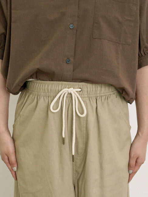 Samansa Mos2「【M/Lサイズ】ツイルストレートパンツ」|その他|